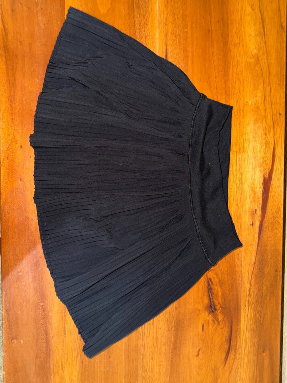 Yogalicious Black Pleated Tennis Skort - Size S